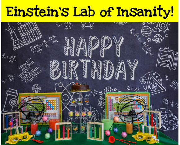 Science Insanity Science Themed Birthday Party Singapore - Einstein's Lab of Insanity